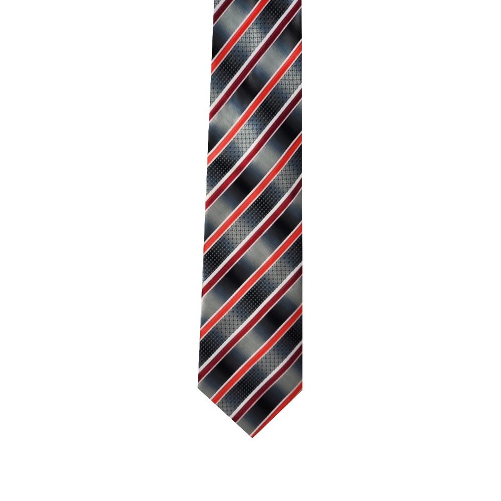 Christian Aujard Regimental Stripe Pattern Necktie